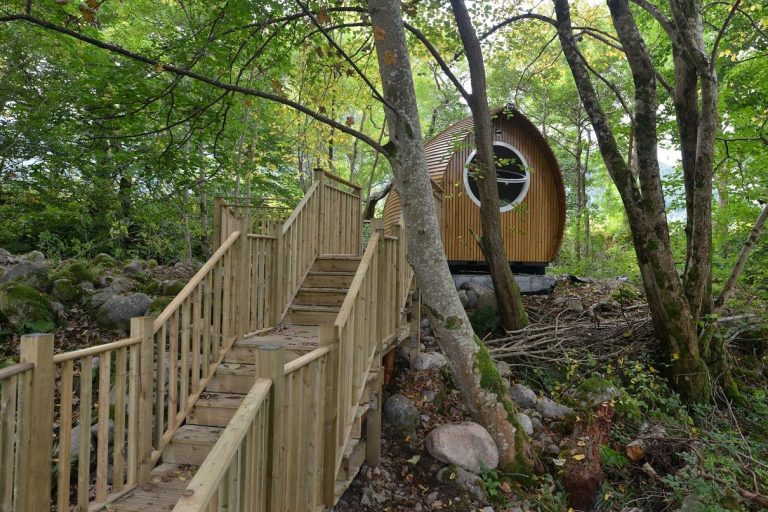 Using tree house in a Glamping trip